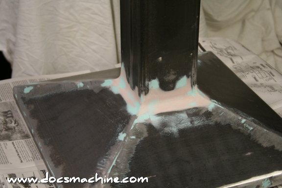 Sanding and spot putty