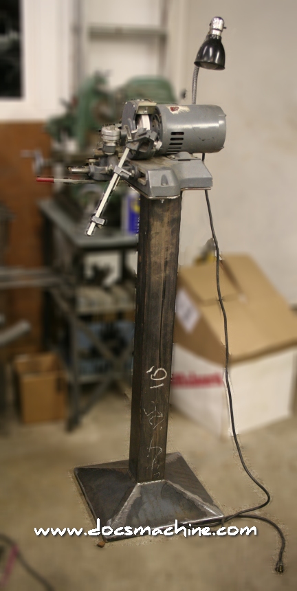 Rough in-progress shot with Lisle drill grinder